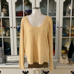 Super soft waffle knit top | M